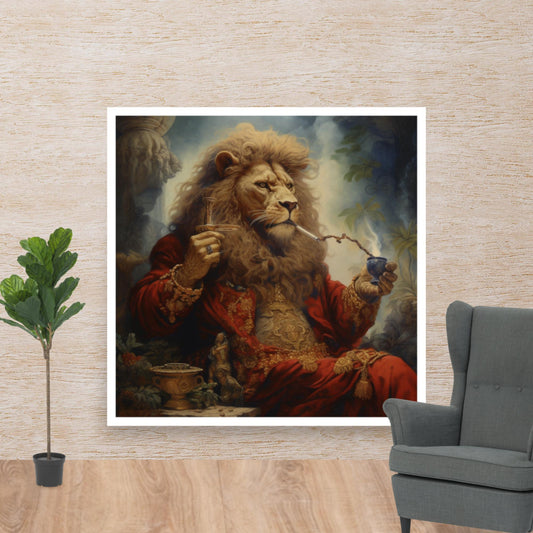 Peinture Homme Lion