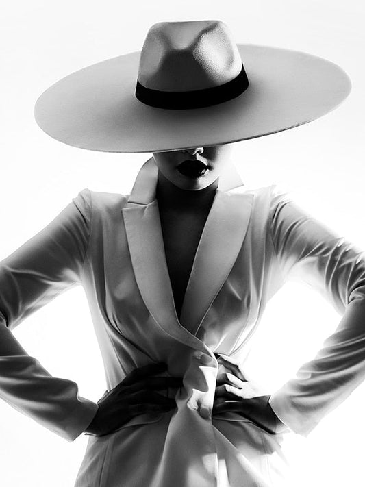 Photo Femme Moderne Chapeau