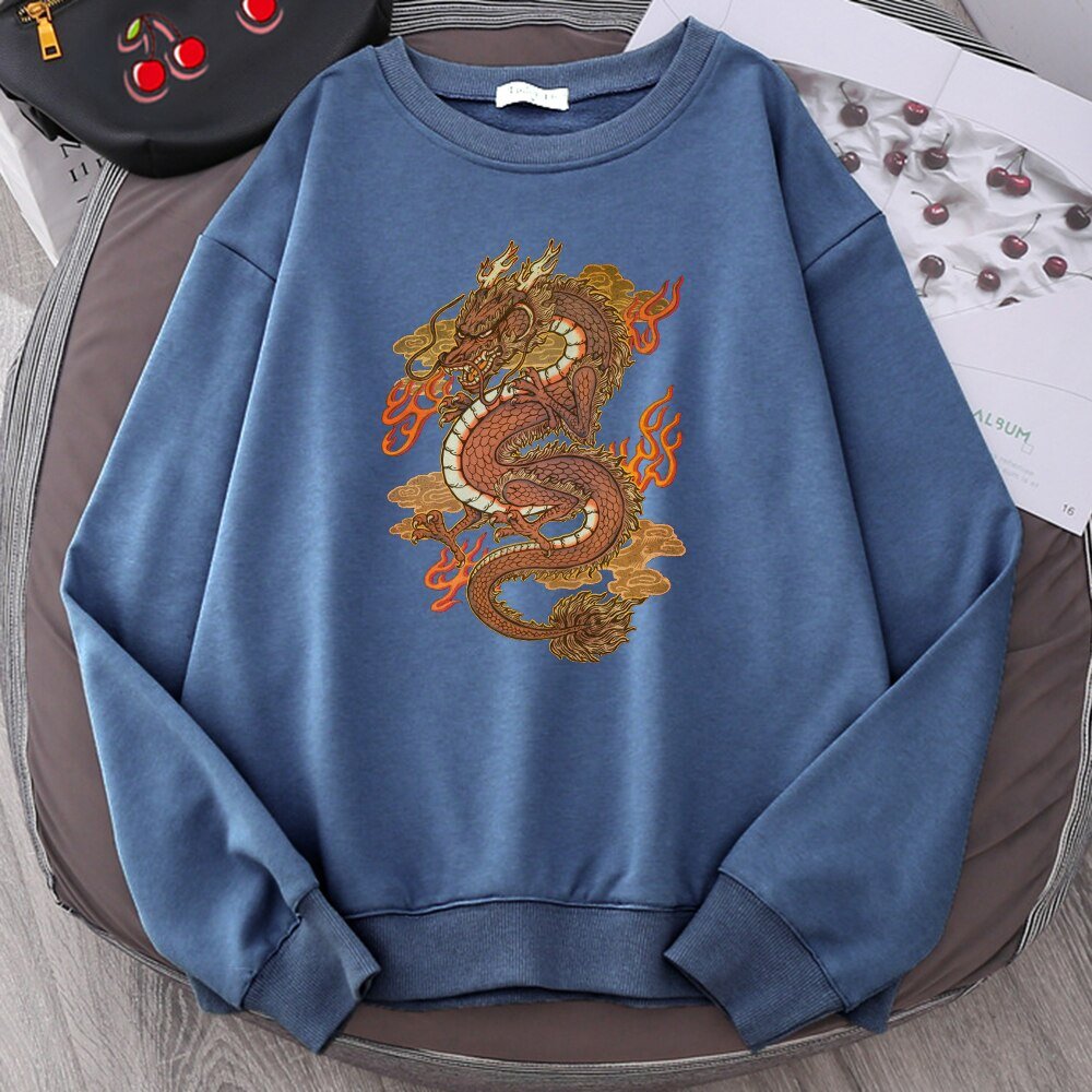 Pull Bleu Dessin