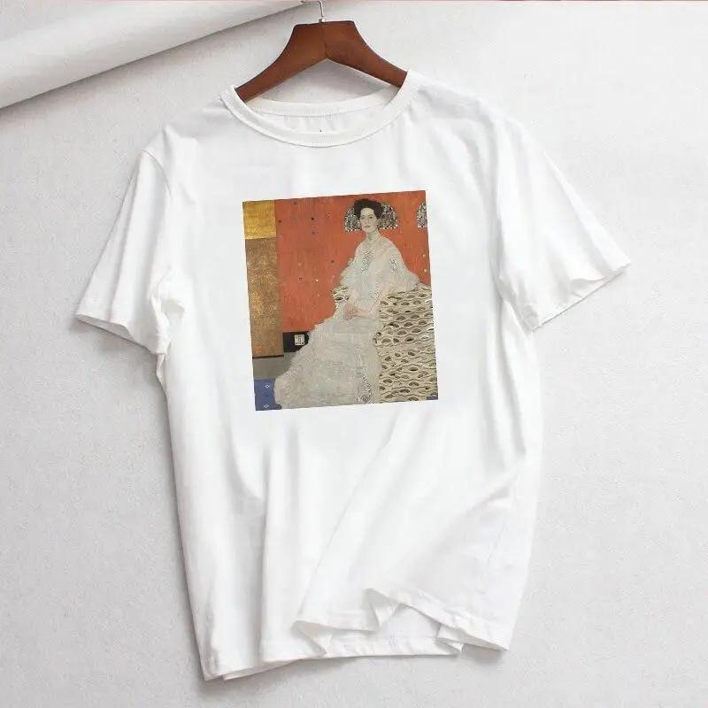 T-shirt Art Gustav Klimt La Robe