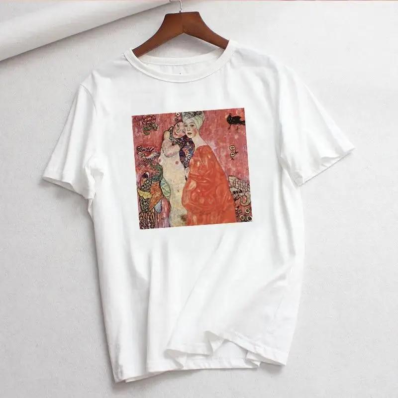 T-shirt Art Gustav Klimt Peinture
