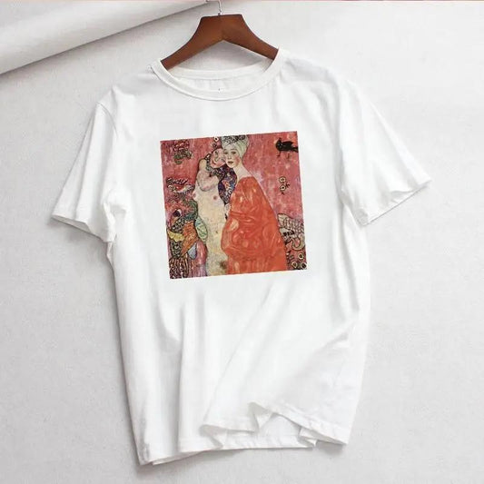 T-shirt Art Gustav Klimt Peinture