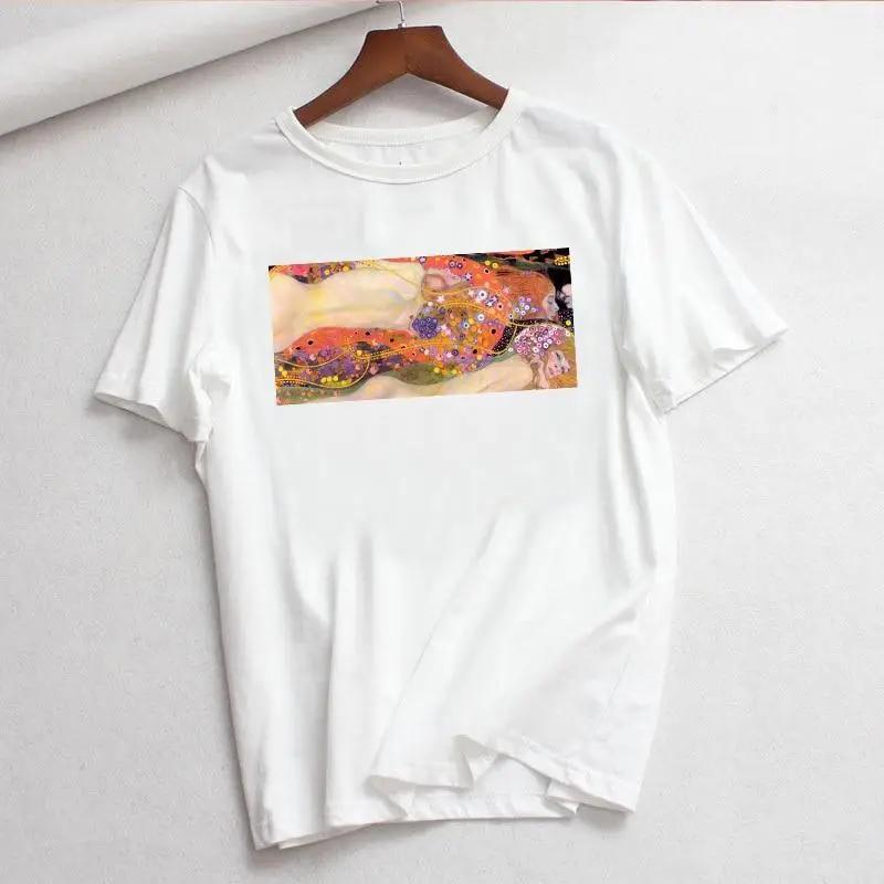 T shirt Art Klimt Abstrait