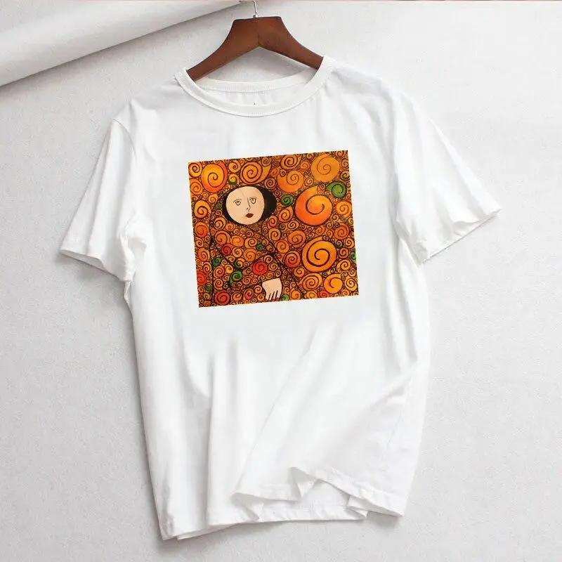 T-shirt Art Klimt Potiron