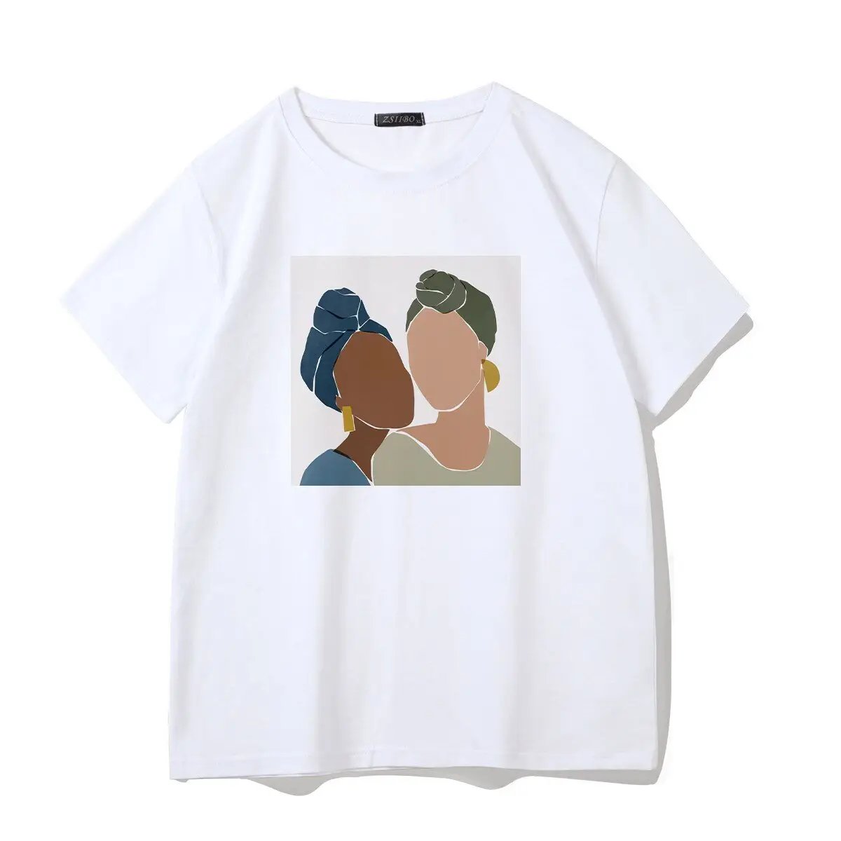 T-shirt Art Minimaliste Femme