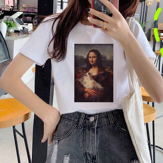 T-shirt Art Mona Lisa