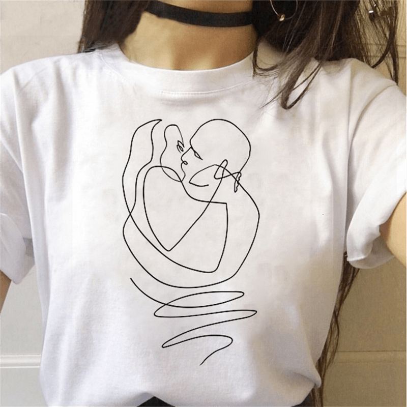 T-shirt Dessin Amour