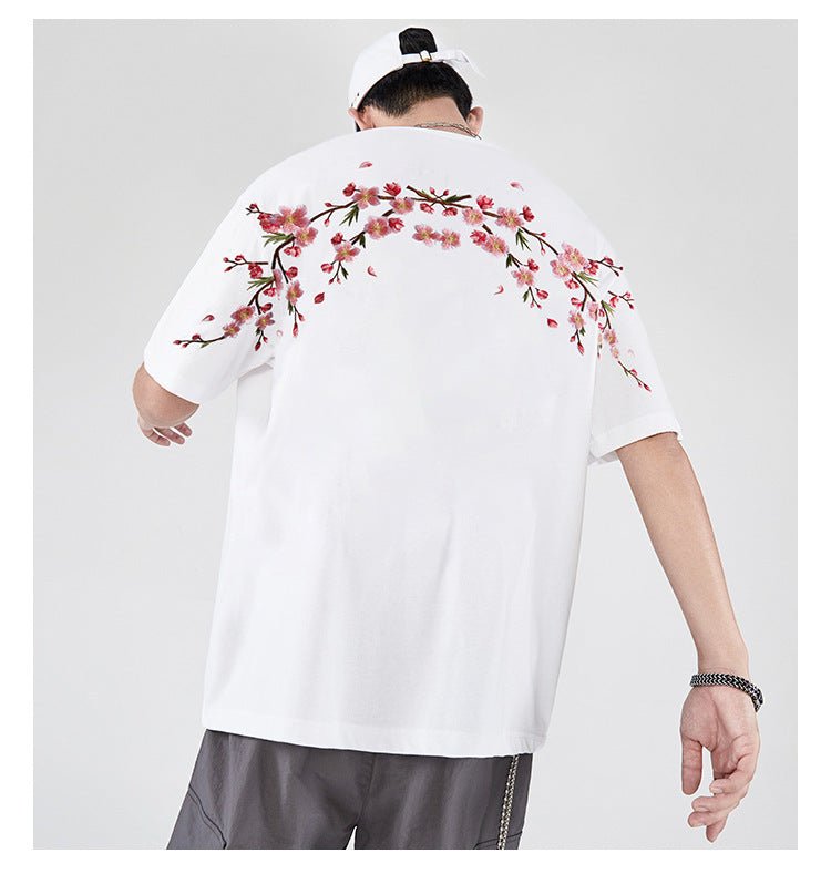 T-shirt Dessin Fleur Homme