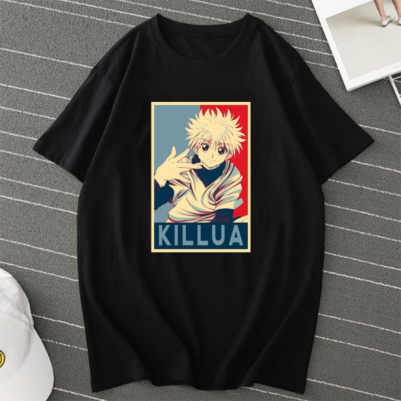 T-shirt Dessin Killua Noir