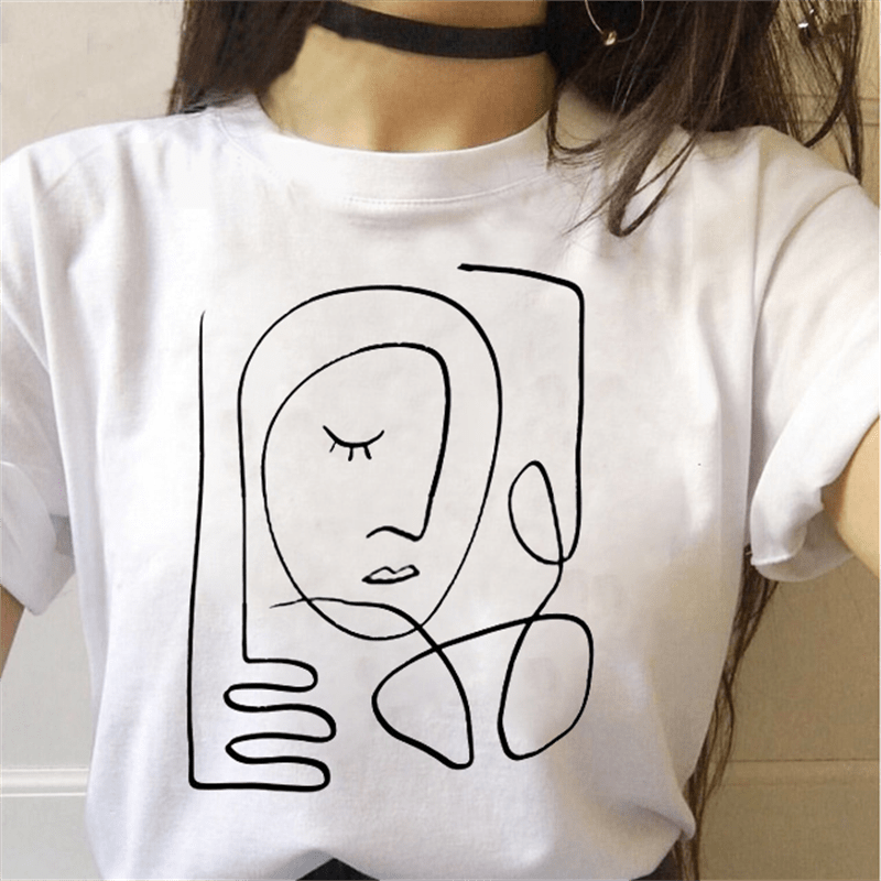 T-shirt Dessin Style Picasso