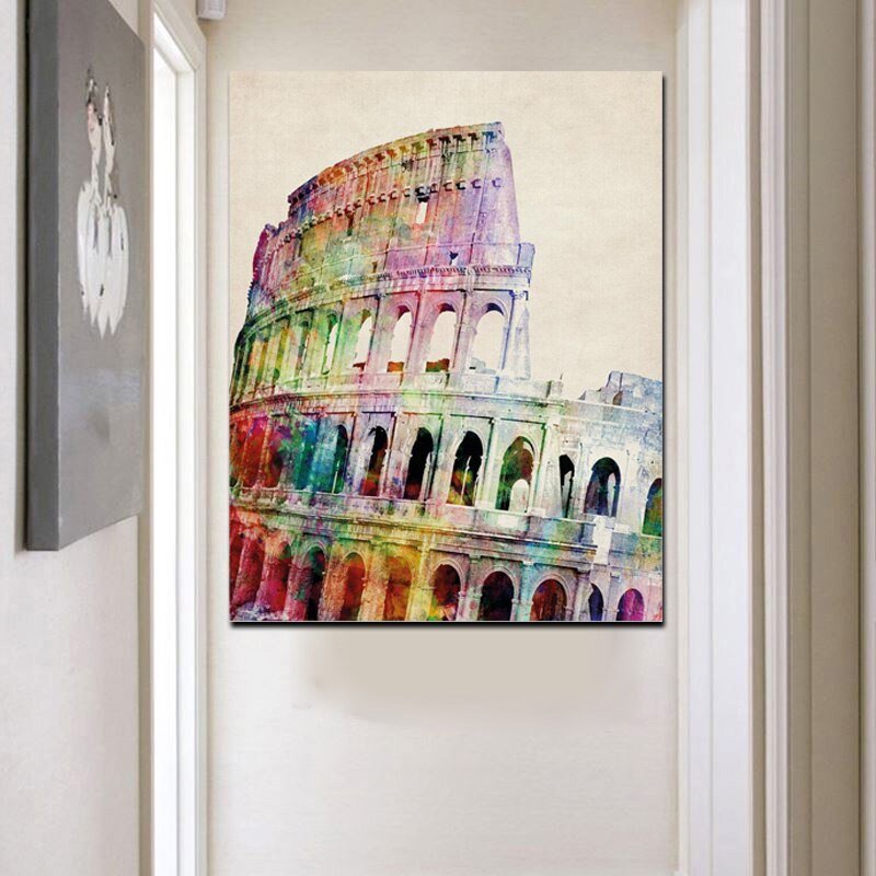 Tableau Collisé Coloré