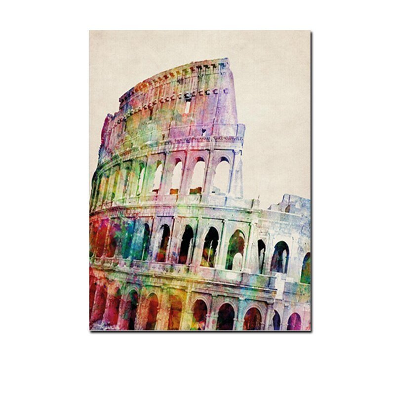 Tableau Collisé Coloré