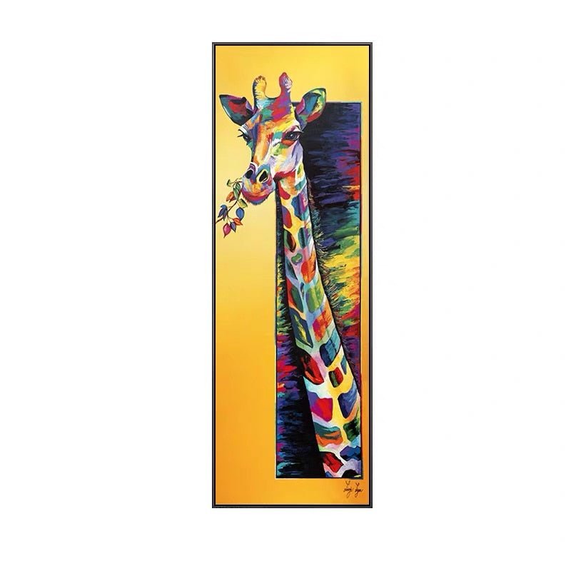 Tableau Girafe et son girafon • Tabloide