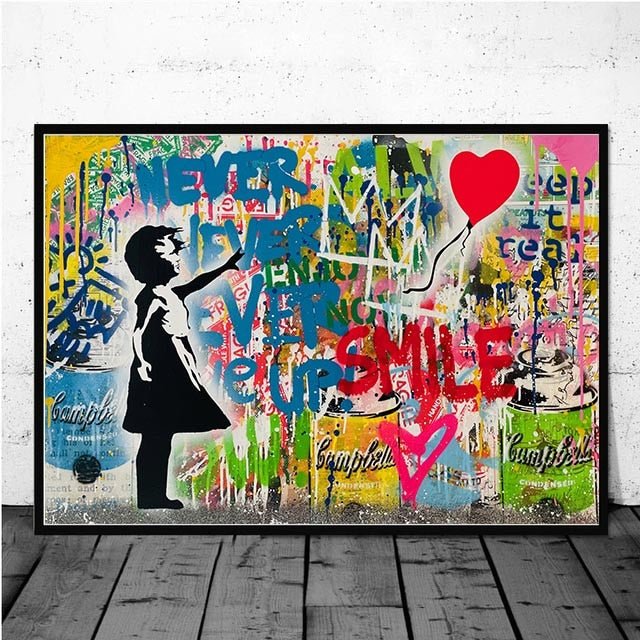 Tableau Graffiti Rue Pop Art