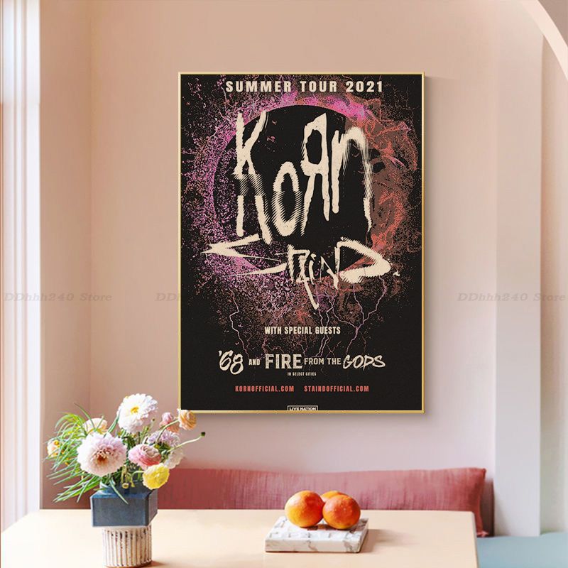Tableau Groupe de Rock Vintage
