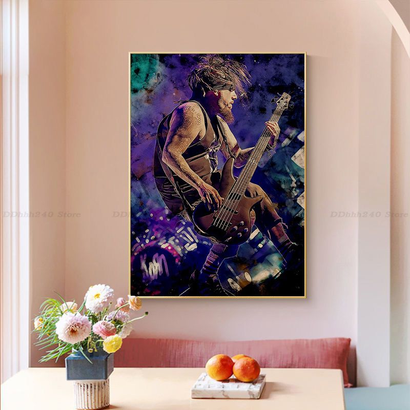 Tableau Groupe de Rock Vintage