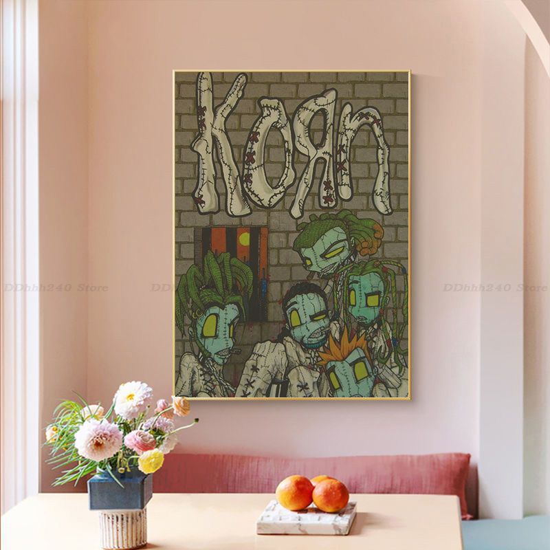 Tableau Groupe de Rock Vintage