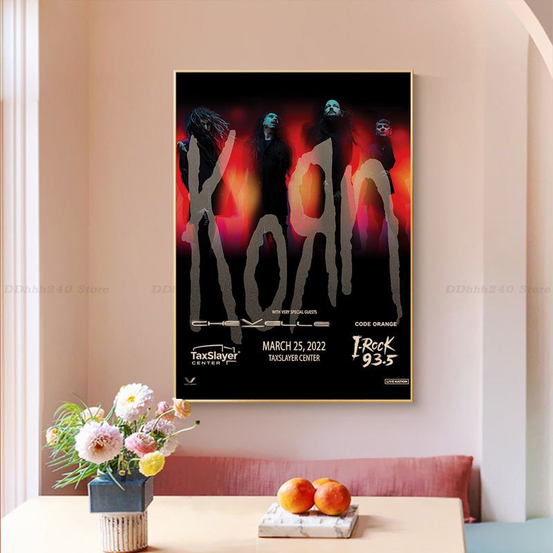 Tableau Groupe de Rock Vintage