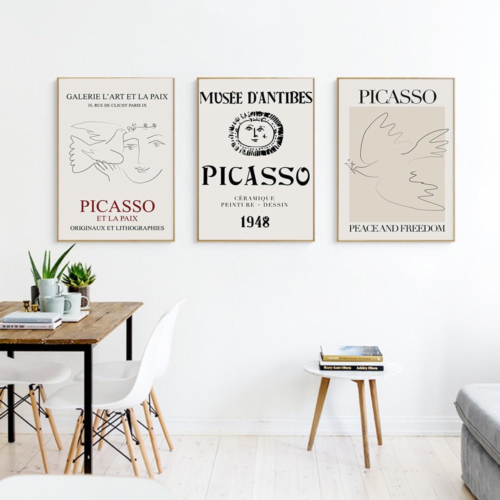 Tableau Minimaliste Picasso