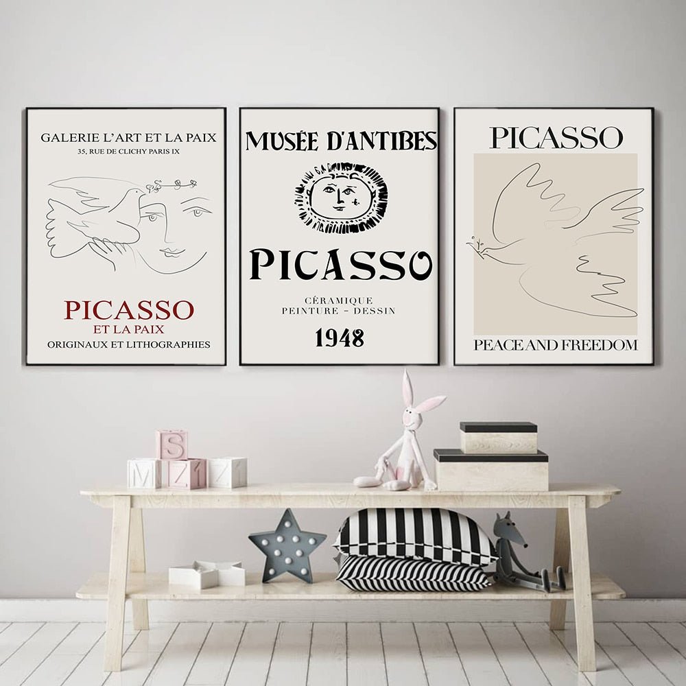 Tableau Minimaliste Picasso