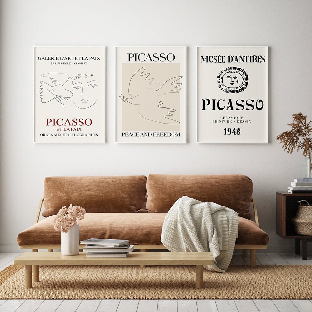 Tableau Minimaliste Picasso